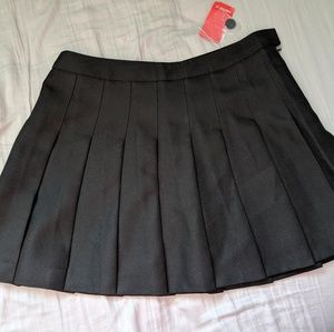Black Pleated Skirt